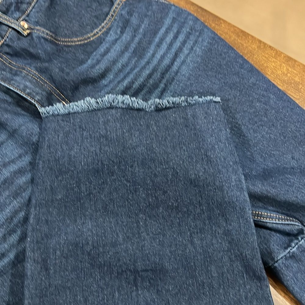 BWT Barrel Jean Wide Leg Denim - Picture 10 of 12